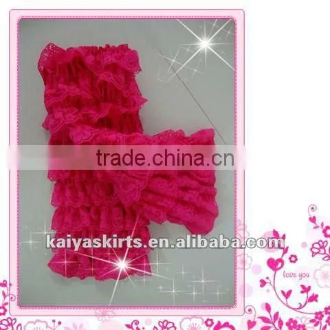 cute design hotsale lace ruffle leg warmers for baby and toddler