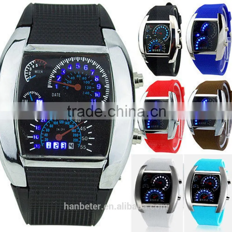 Top Quality ,Fast Production time for led watch sport stainless steel back