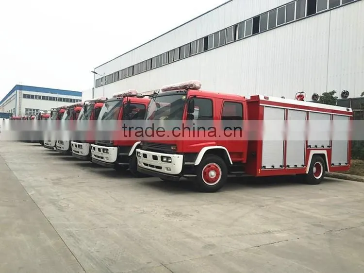 High quality for export 8000L water tank fire fighting truck