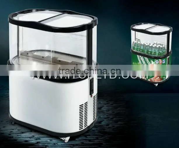 commercial widening drink display coke fridge
