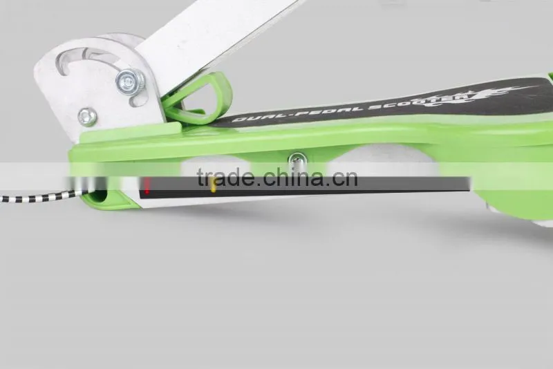 3 wheel dual pedal scooter with suspension for sale