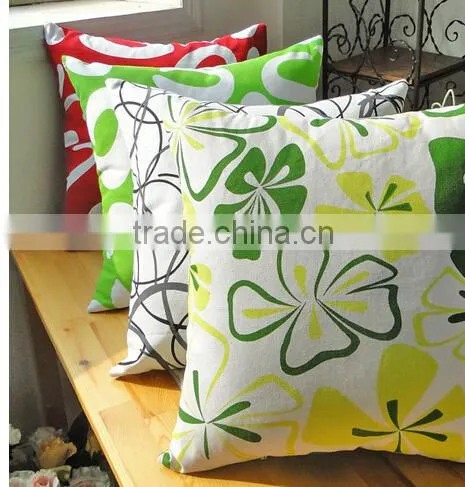 carton design decorative seat cushion cover for home