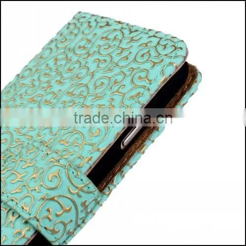 Korea design fashion wallet stand mobile phone classic leather phone cover for iphone 6/6s