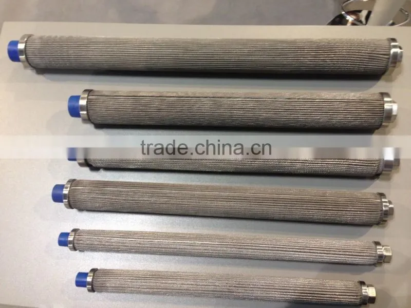 Chemical fiber filter cartridge