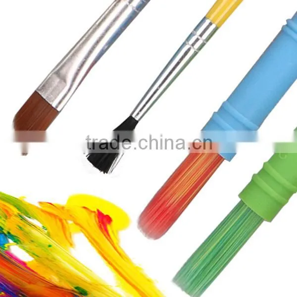 Different shapes fashion artist paint brush set