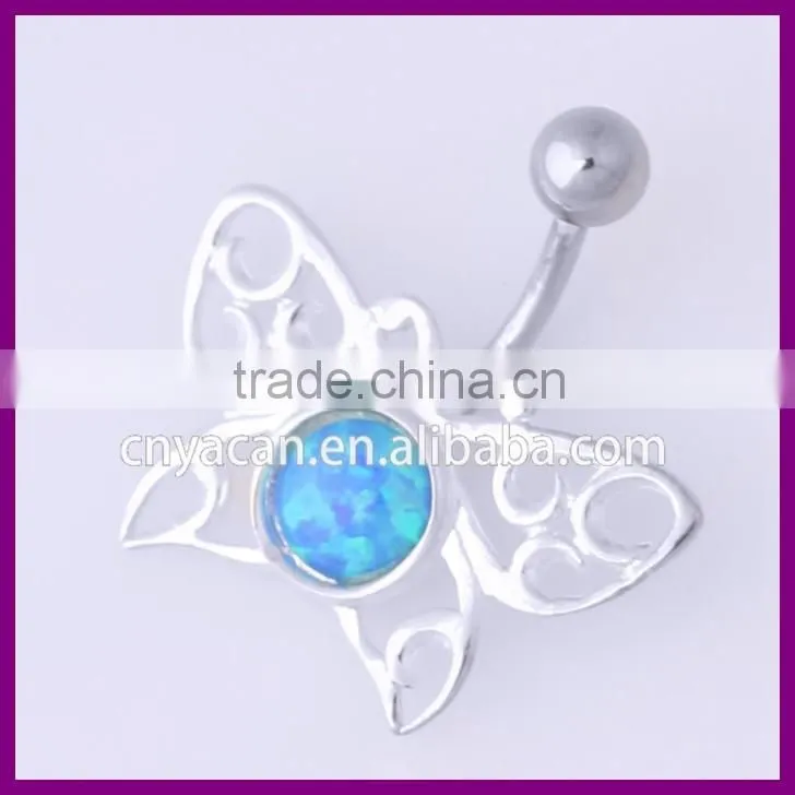 Wholesale Opal Piercing Bottom Navel Piercing