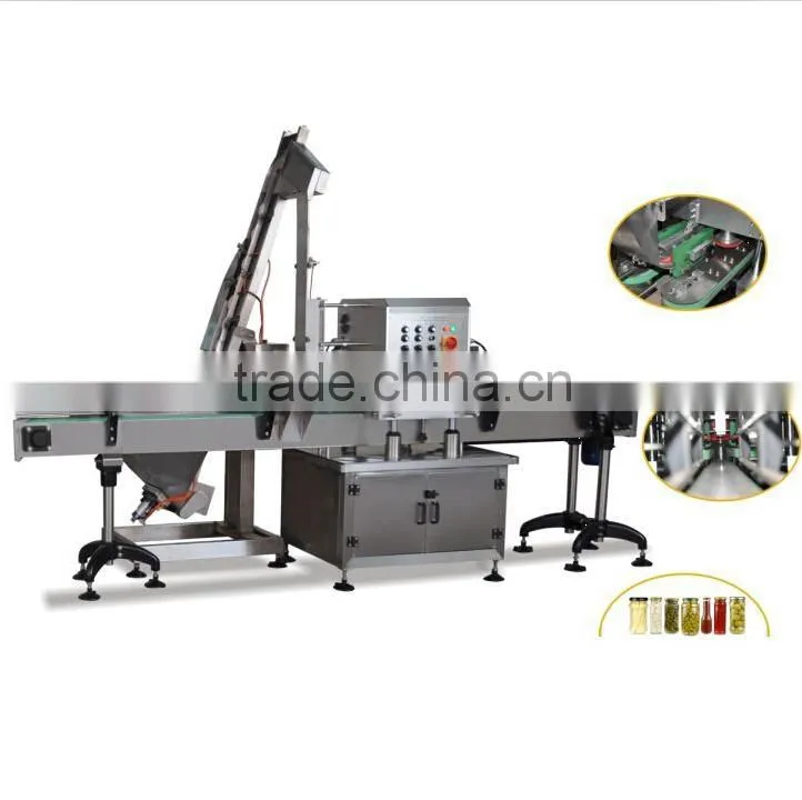 Automatic vacuum capping machine for iron cap