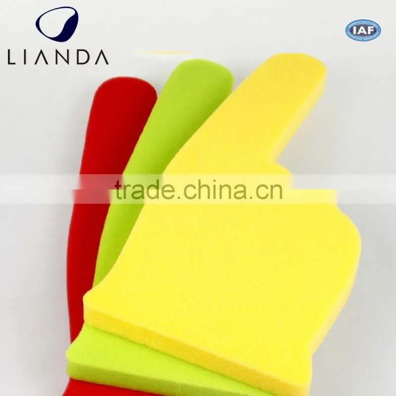 foam finger for sale,promotional oem foam hand,eva foam cheering hands