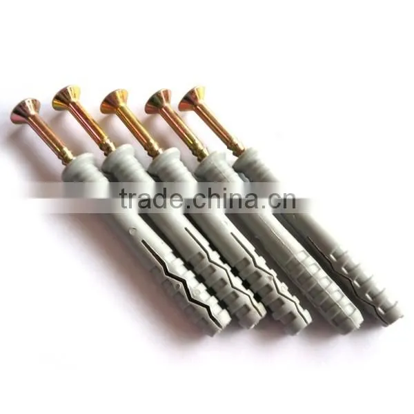Hit Hammer Drive Plastic Anchor with Nail 1/4"x 3/4"