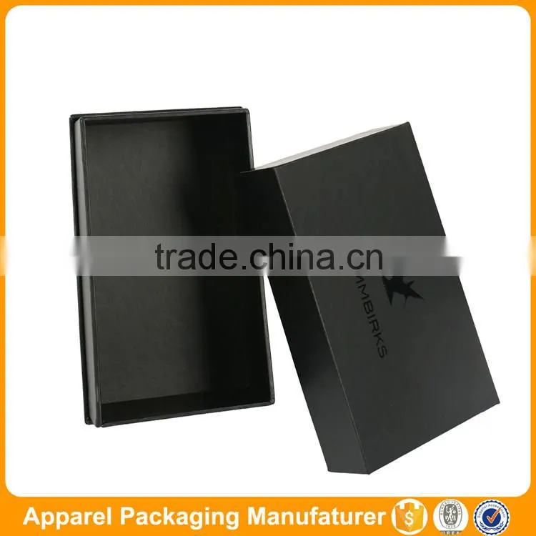 Custom high quality gift packaging paper tie box