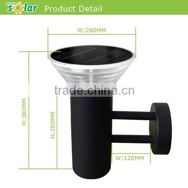 JR-B007 Waterproof IP65 Led wall light outdoor wall light solar wall light solar garden light