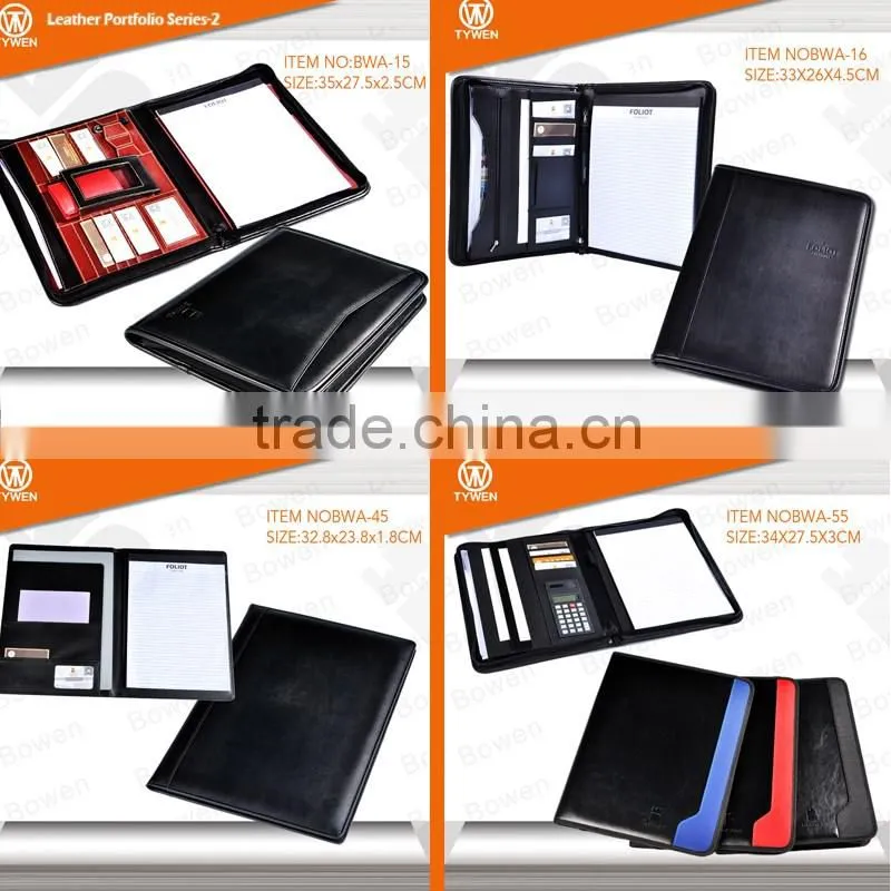 popular a4 conference file folder/leather file folder