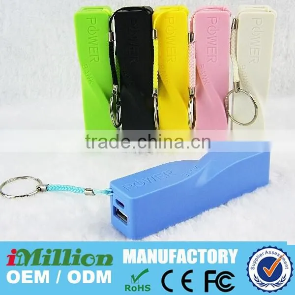 Newest Design Powerbank for Mobile Power portable Charger Power Bank 2600mAh For Gift Alibaba