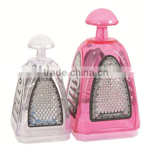 New Design Plastic 4 Sides Fruit and Vegetable Grater