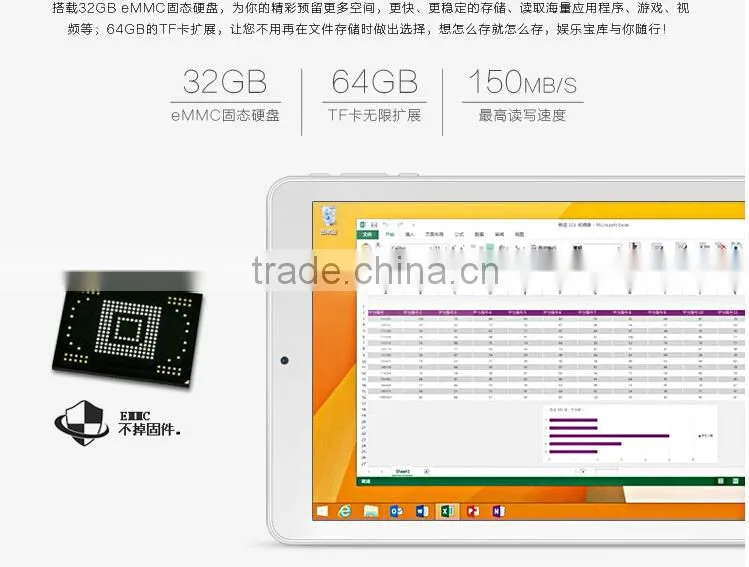 Battery 7500MAh VOYO WinPad A1s tablet pc Intel Z3735F Quad Core 2GB 32GB 10" windows tablet rj45