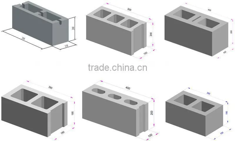 Professional automatic cement block making machine plant QTJ5-20