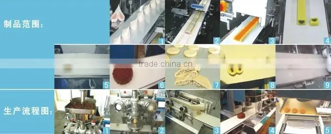 2016 newest stuffed bicolor cookies making machine/Encrusting machine