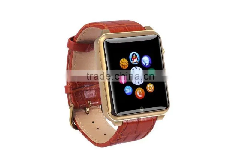 Fashion J68 Smart Watch, Luxury Wristwatch with PU Leather Watch Band