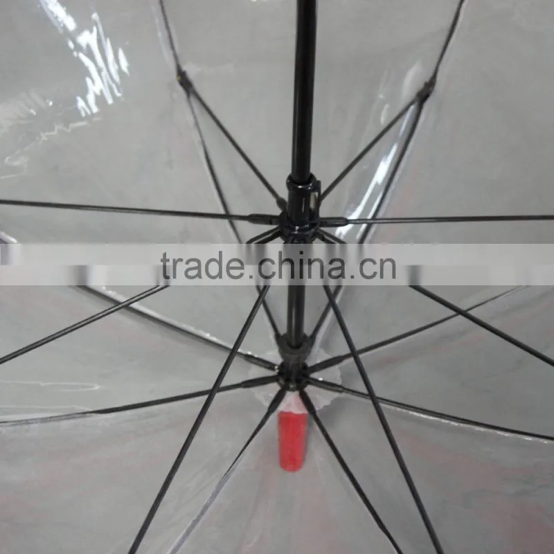 Promotional customized clear dome shape bubble umbrella