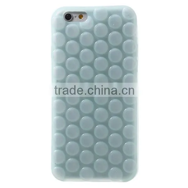 Luxury High Quality Colorful Bubble Silicon case for Apple iPhone 6