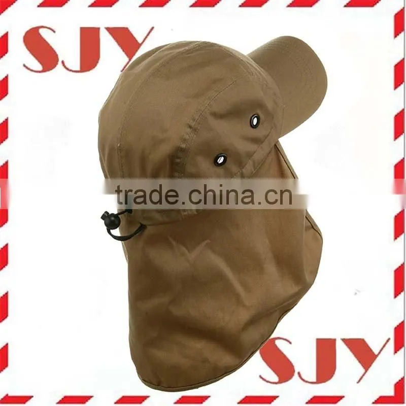 Custom Fishing Cap with Ear and Neck Flap Cover