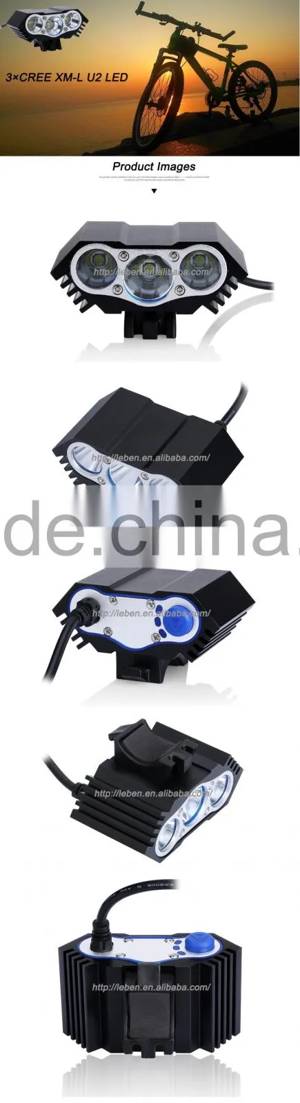 Bike accessories bicycle led light rechargeable bicycle light light bicycle with low price