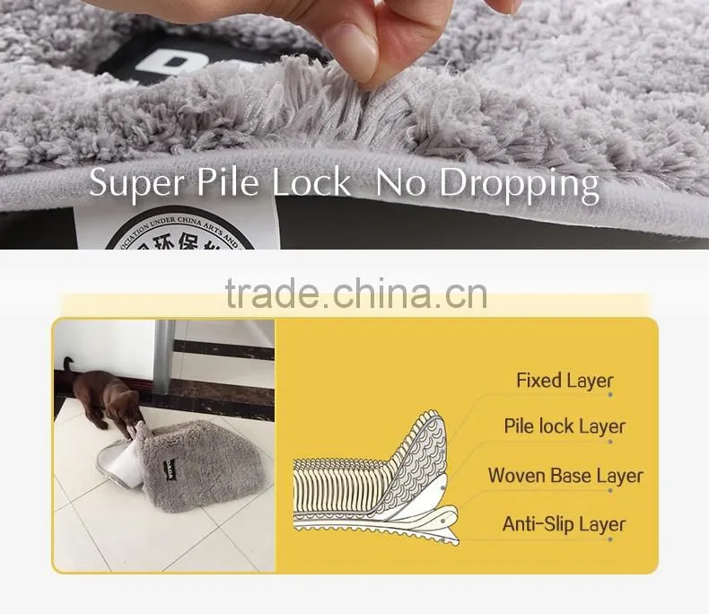 DADA restaurant area carpet bedroom door polyester mat non slip rug pad