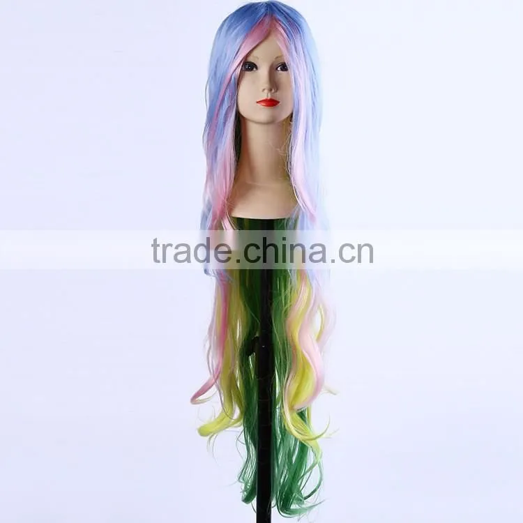 Braid Pull Half Up And Wear With Head Pieces Cosplay Costume Festival Synthetic Wig