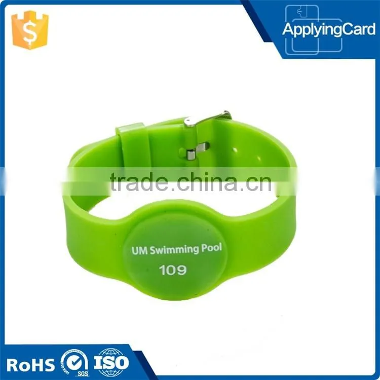 2016 Professional high performance rfid wristband / waterproof rfid bracelet / silicone rfid bracelet