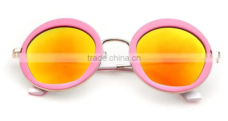 YWGX Past FDA CE UV400 Test Reminiscent Colorful Pattern best round classic sunglasses