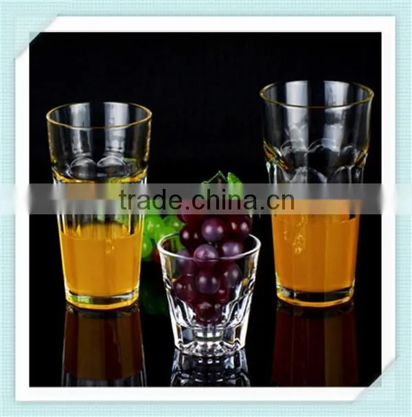 2016 crystal lead free juice glass cup mouth blowing glass juice cup soft drinking glass cup with straw