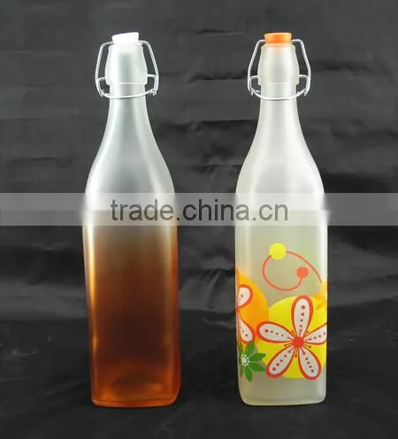 Color swing cap drink glass mug airtight