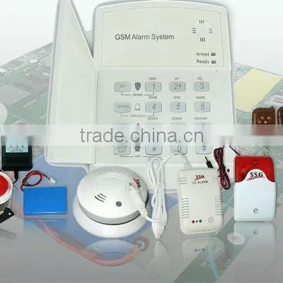 GSM Auto Dialers with LCD Display, Connects One to Eight-channel Wired Video Camera