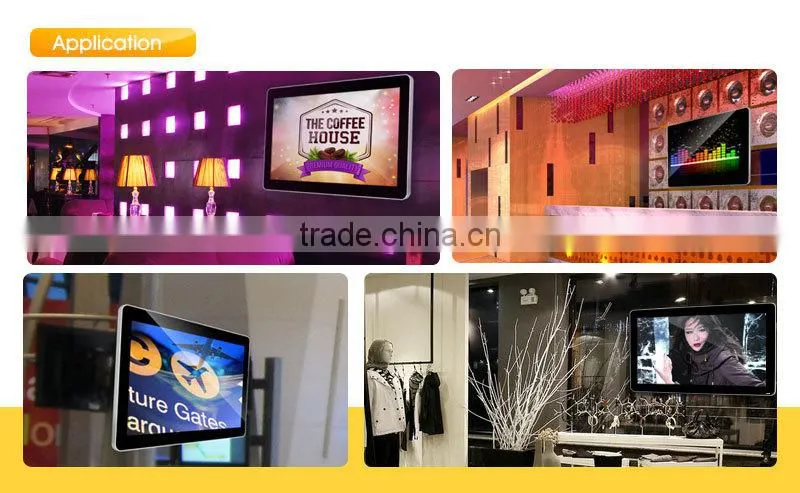Wall mounts 32" Floor Standing touch Screen display/ indoor lcd advertising player/usb digital advertising kiosk 32"