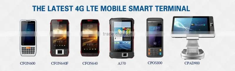 Waterproof Bluetooth fingerprint sensor 7 inch secure multifunction biometric tablet