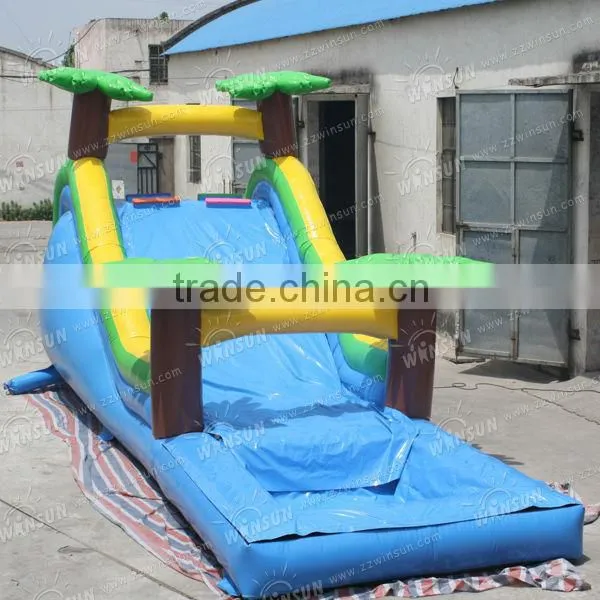 giant spiderman free fall inflatable slide for adult