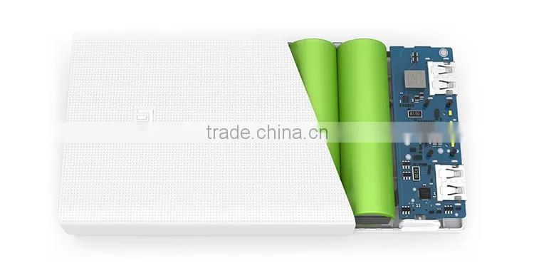 Original XIAOMI Power Bank 20000mAh Dual USB Out 5.1V 3.6A for smartphone
