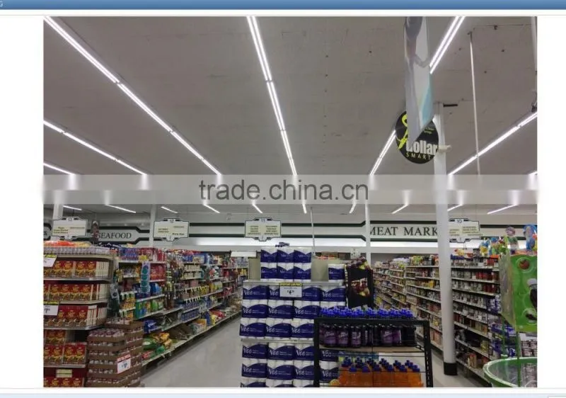 t12 8ft one pin led tube light 45w 120lm/w ac100-277v clear/frosted cover