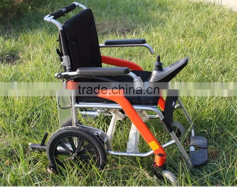 16kg portable rapid folding portable power wheelchair with lithium battery