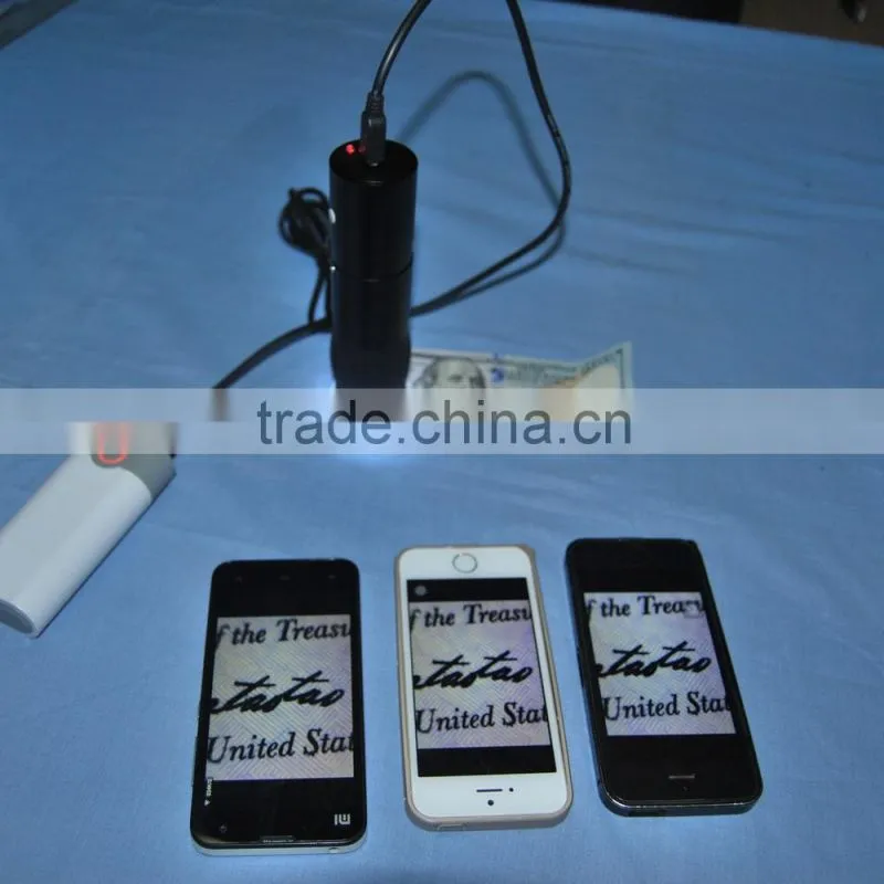 1.3Megapixels Wireless Wifi and USB portable digital microscope working with mobile terminal of iPhone iPad android and PC