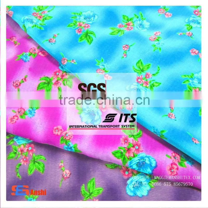 110gsm koshibo bubble crepe printed fabric for south american market