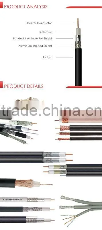 cctv cable rg59 cable with high quality