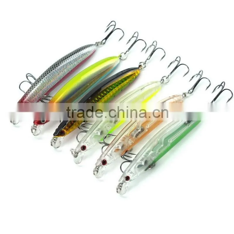 9cm/9.8g Bionic Bait Fishing Lure Minnow Tackle Fishing Bait Hooks Kit