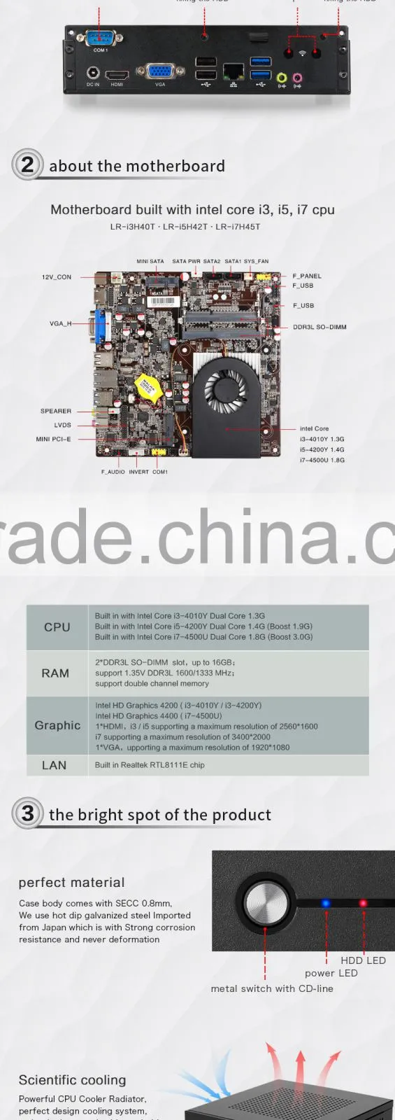 Realan T3-i3H40T1 Core i3 Dule Core Computer