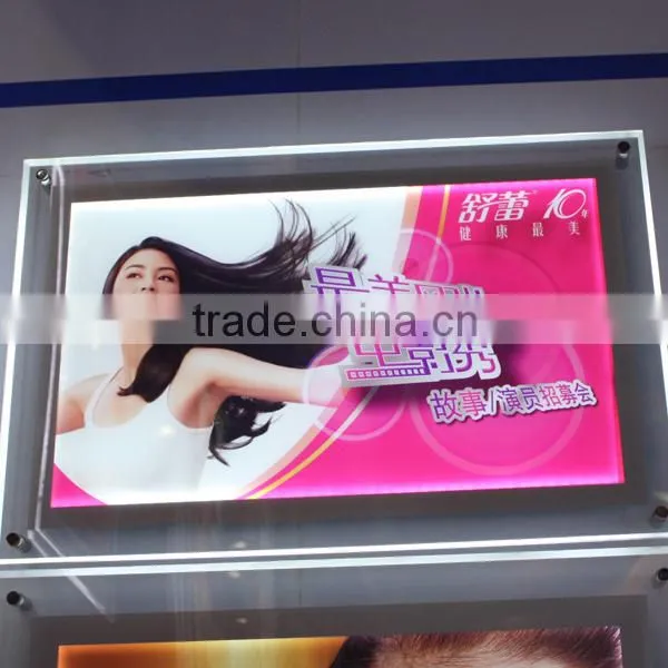 slim advertisement acrylic light frame