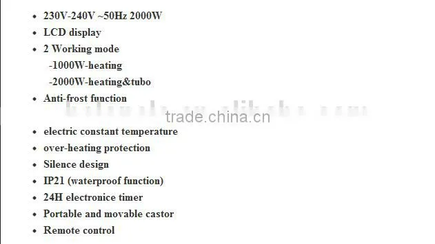 ELECTRIC COLUMN HEATER FLOOR STANDING HEATER DECORATIVE ELECTRIC HEATERS 2000/2400w