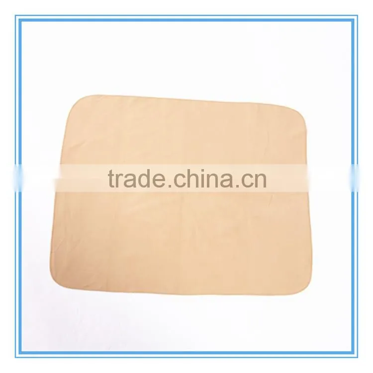 Round edge Microfiber cleaning towel