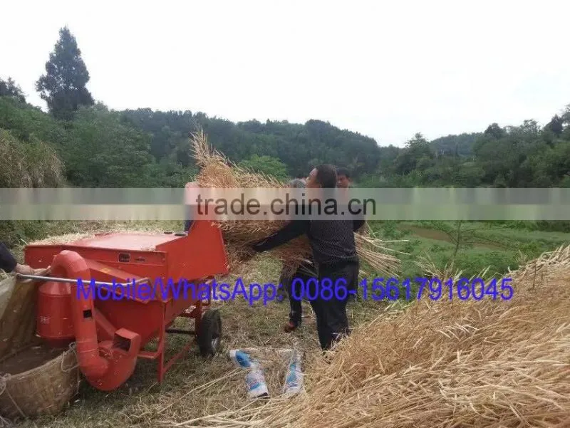 Multi purpose gasoline driven soybean thresher