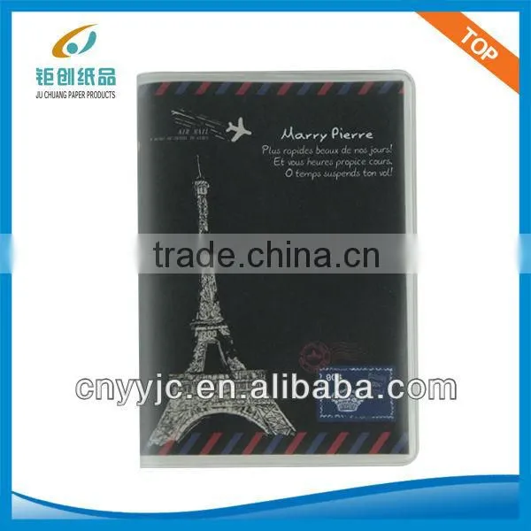 72K PVC colorful cover pocket fancy brand notebook