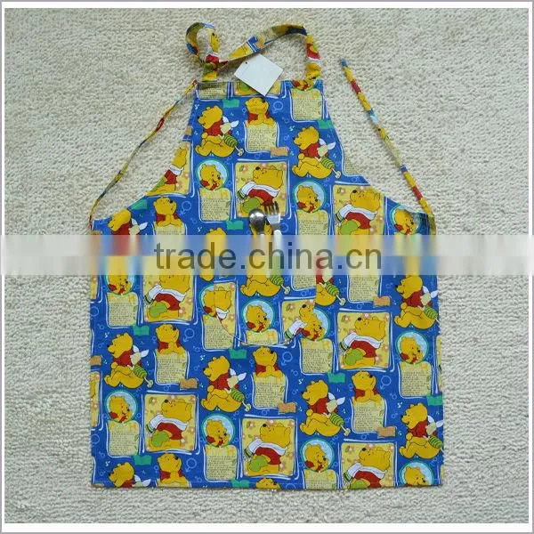 Coated Print Fabric One Pocket Waterproof Apron